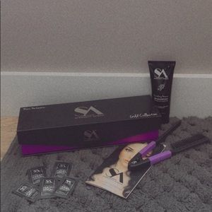 BRAND NEW straightener/curler hair care set!